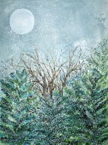 December Full Cold Moon by Rogin Samiljan